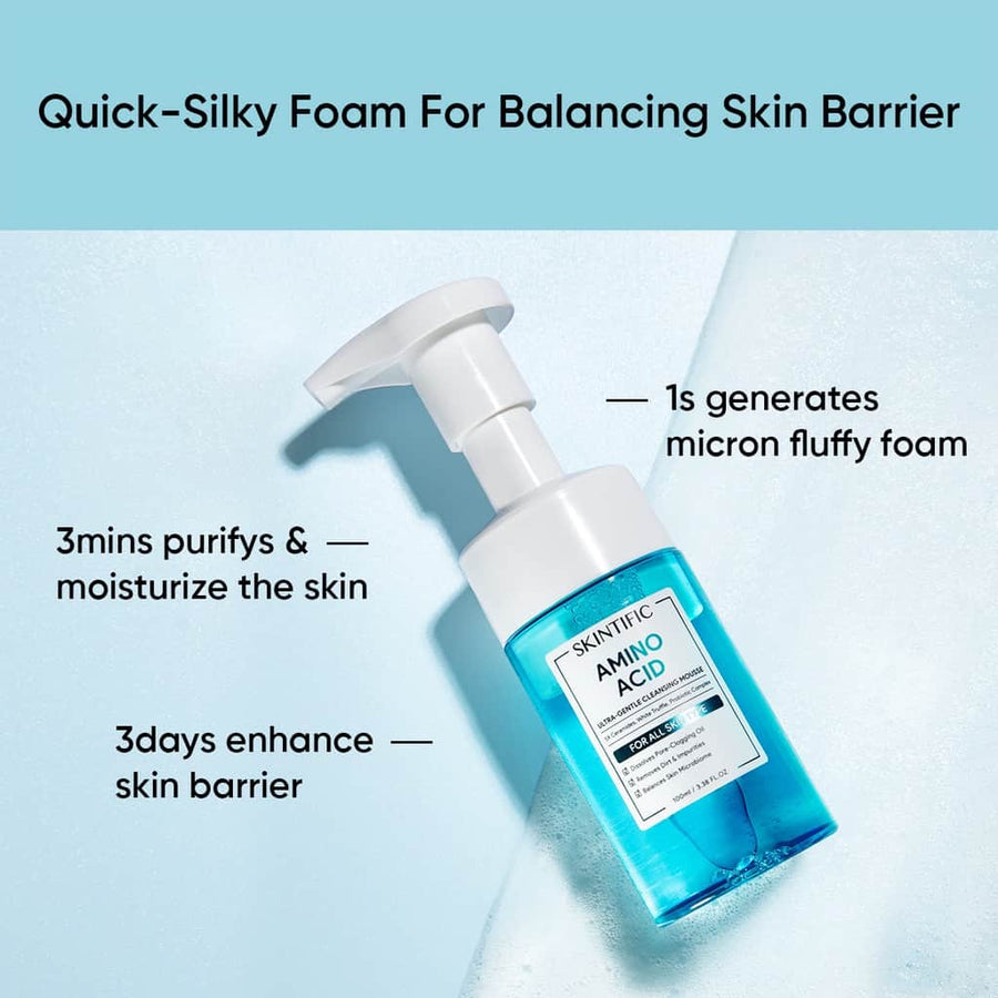 Skintific Amino Acid Ultra-Gentle Cleansing Mousse 100ml