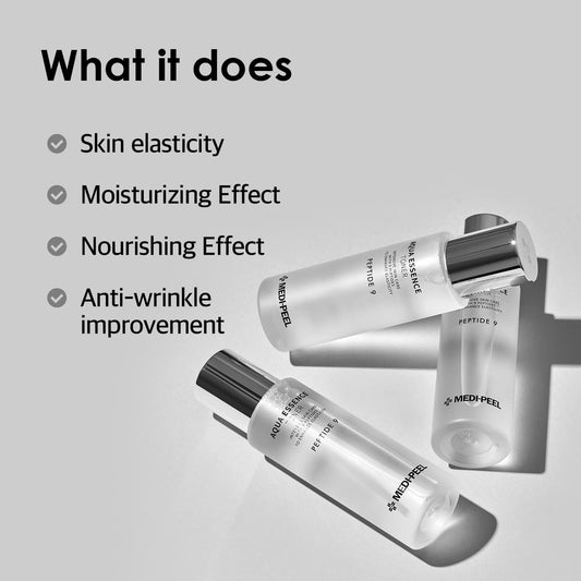 Medipeel Peptide 9 Aqua Essence Toner 250ml تونر ميديبيل ببتيد 9 أكوا إسنس
