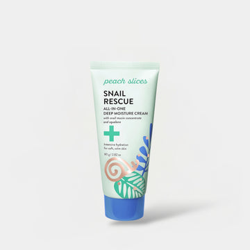 Peach Slices Snail Rescue All-In-One Deep Moisture Cream 80g كريم الترطيب العميق الشامل سنيل ريسكيو من بيتش سلايسز