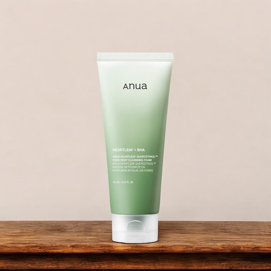 Anua Heartleaf Quercetinol Pore Deep Cleansing Foam رغوة تنظيف المسام العميقة أنوا هارتليف كيرسيتينول - Princess Cosmetics Qatar