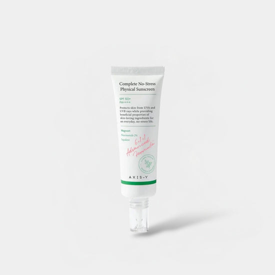 AXIS - Y Complete No - Stress Physical Sunscreen 50ml. AXIS - Y واقي شمسي جسدي كامل بدون إجهاد - Princess Cosmetics Qatar