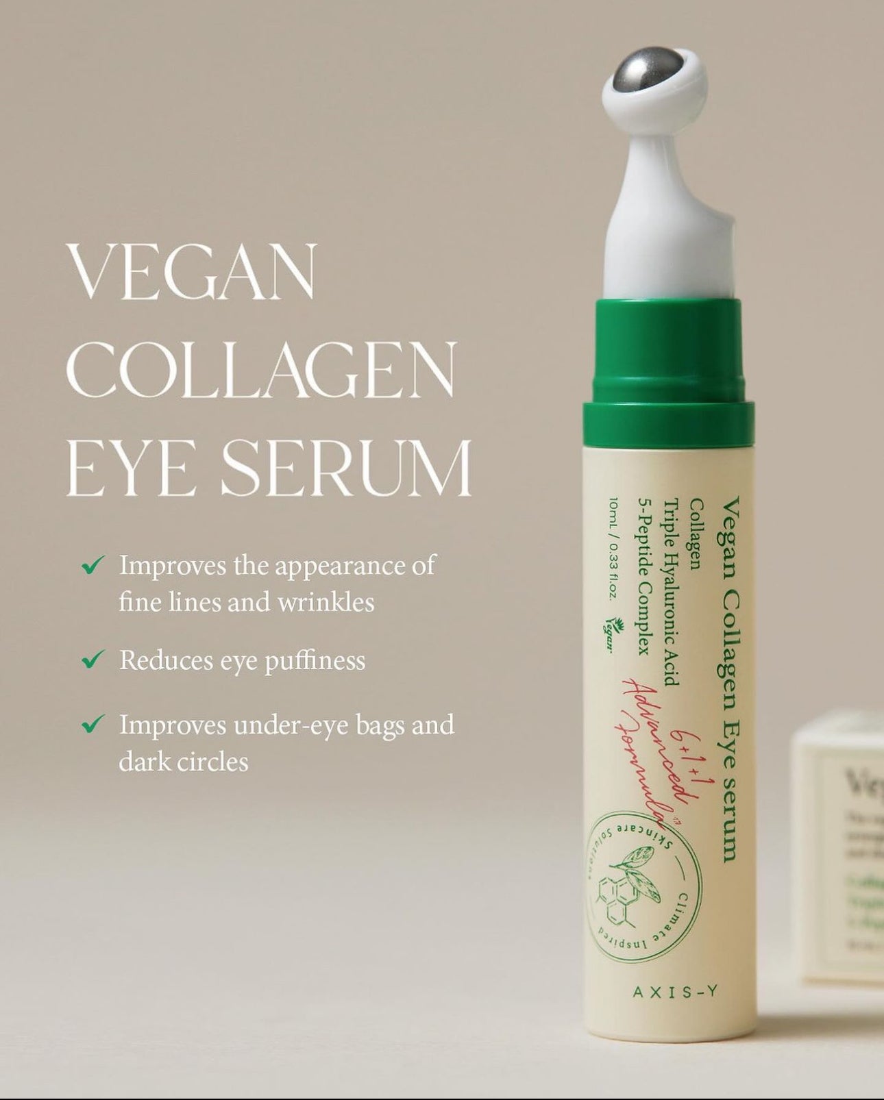 Axis - Y Vegan Collagen Eye Serum 10ml. سيروم العين بالكولاجين النباتي من أكسيس - واي، 10 مل - Princess Cosmetics Qatar