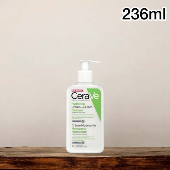 CeraVe Hydrating Cream - to - Foam Cleanser منظف الكريمة المرطب من سيرافي إلى الرغوة - Princess Cosmetics Qatar