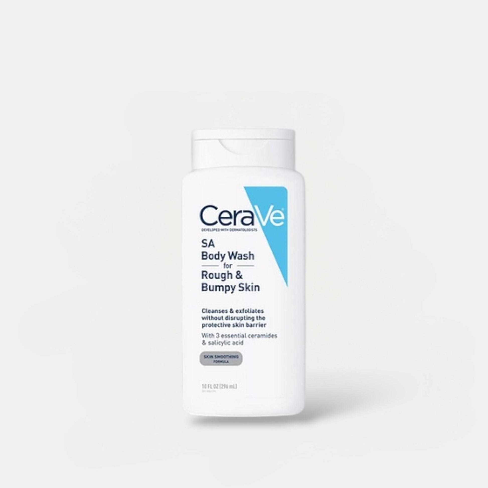 Cerave SA Body Wash for Rough & Bumpy Skin 296ml غسول الجسم سيرافي إس إيه للبشرة الخشنة والمتشققة - Princess Cosmetics Qatar