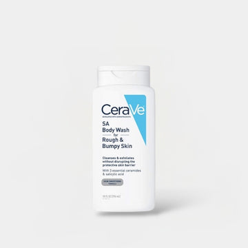 Cerave SA Body Wash for Rough & Bumpy Skin 296ml غسول الجسم سيرافي إس إيه للبشرة الخشنة والمتشققة - Princess Cosmetics Qatar