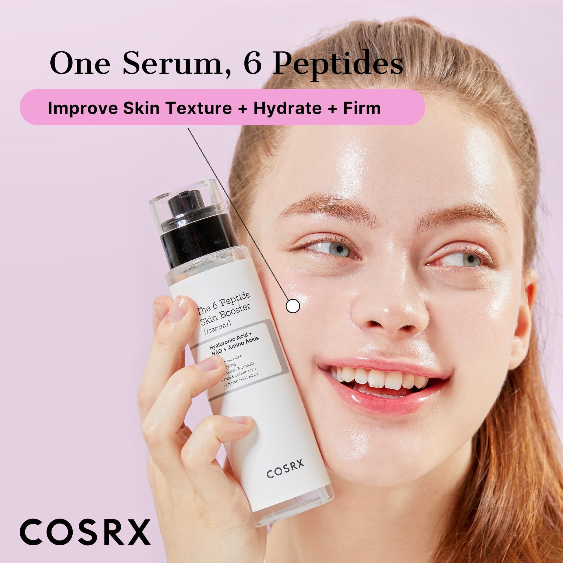 Cosrx The 6 Peptide Skin Booster Serum 150ml. كوسركس مصل 6 ببتيد 150مل - Princess Cosmetics Qatar