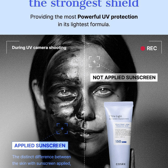 Cosrx Ultra - Light Invisible Sunscreen 50ml واقي الشمس الخفيف للغاية وغير المرئي من كوسركس - Princess Cosmetics Qatar