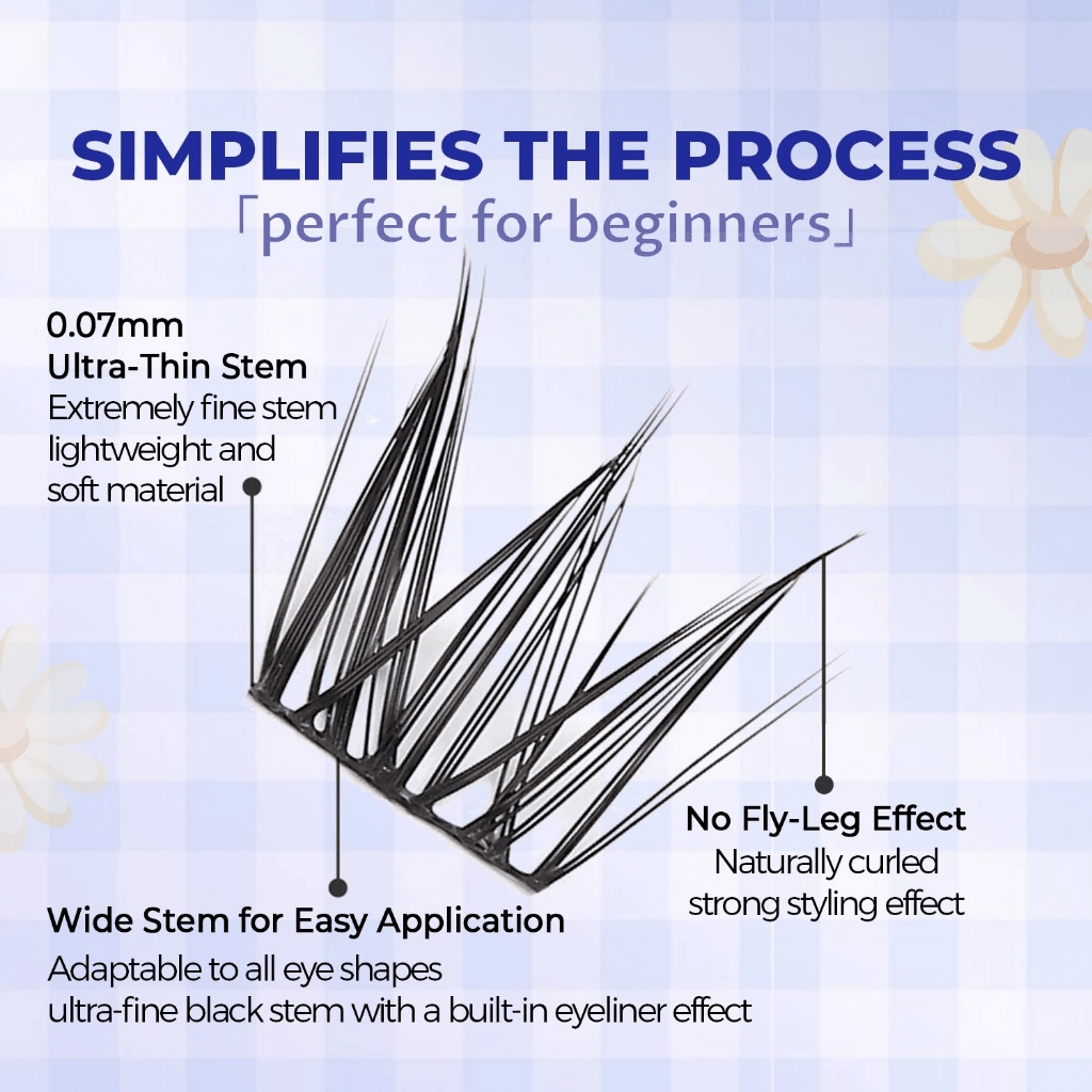 Elyzza Daisy Lashes Round Eyes False Eyelashes رموش إليزا ديزي للعيون المستديرة والرموش الصناعية - Princess Cosmetics Qatar