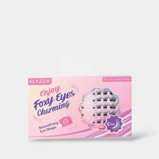 Elyzza Enjoy Foxy Eyes Charming False Eyelashes. إليزا إنجوي فوكسي عيون ساحرة رموش صناعية - Princess Cosmetics Qatar