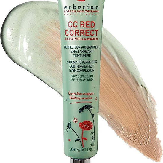 Erborian CC Red Correct SPF25 45ml. إربوريان CC ريد كوريكت SPF25 45 مل - Princess Cosmetics Qatar