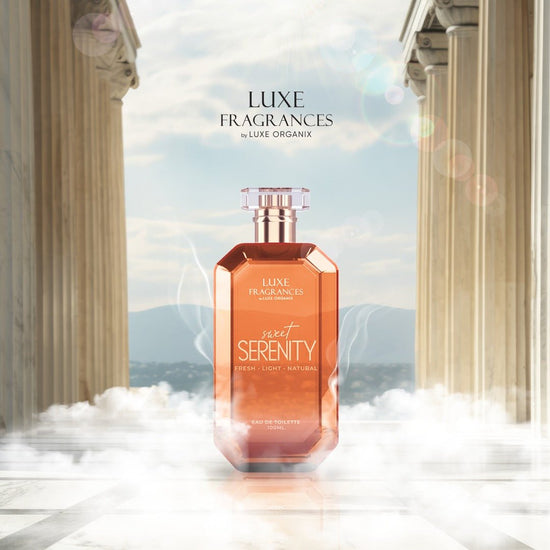 Luxe Organix Fragrances Sweet Serenity EDT 100ml عطور لوكس أورجانيكس الحلوة الهادئة - Princess Cosmetics Qatar