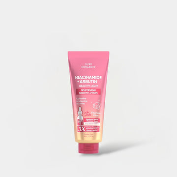 Luxe Organix Niacinamide + Alpha Arbutin Whitening Serum Lotion 350ml لوكس أورغانيكس نياكيناميد + ألفا أربوتين لوشن سيروم للتفتيح - Princess Cosmetics Qatar