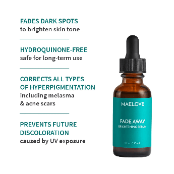 Maelove Fadeaway Brightening Serum 30ml سيروم تفتيح البشرة فيد أواي من مايلوف - Princess Cosmetics Qatar