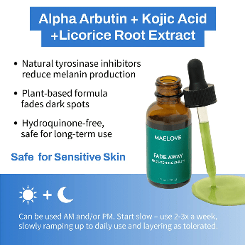 Maelove Fadeaway Brightening Serum 30ml سيروم تفتيح البشرة فيد أواي من مايلوف - Princess Cosmetics Qatar