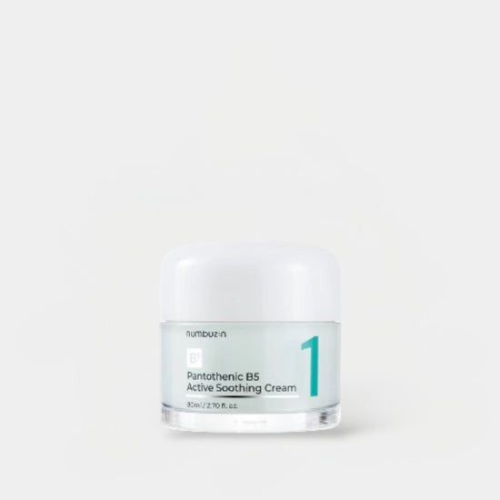 Numbuzin No.1 Pantothenic B5 Active Soothing Cream 80ml كريم نومبوزين رقم 1 المهدئ النشط مع البانتوثينيك ب5 - Princess Cosmetics Qatar