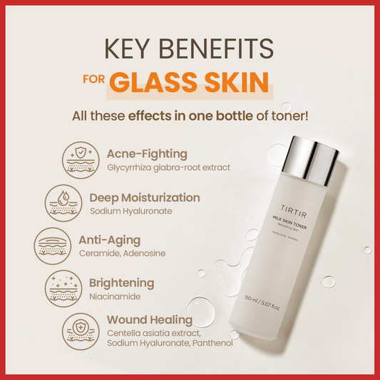 Tirtir Milk Skin Toner تيرتير تونر حليب للبشرة - Princess Cosmetics Qatar