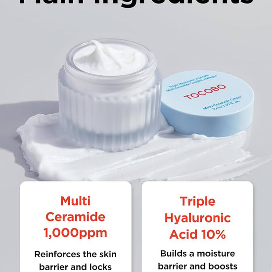 Tocobo Multi Ceramide Cream 50ml توكوبو متعدد السيراميد كريم - Princess Cosmetics Qatar