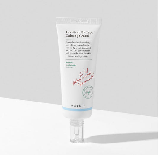 AXIS - Y Heartleaf My Type Calming Cream 60ml. أكسيس - واي هارت ليف ماي تايب كريم مهدئ - Princess Cosmetics Qatar