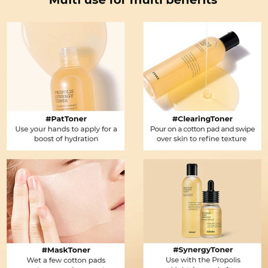Cosrx Full Fit Propolis Synergy Toner 150ml. كوسركس - تونر بروبوليس سينرجي 150 مل - Princess Cosmetics Qatar