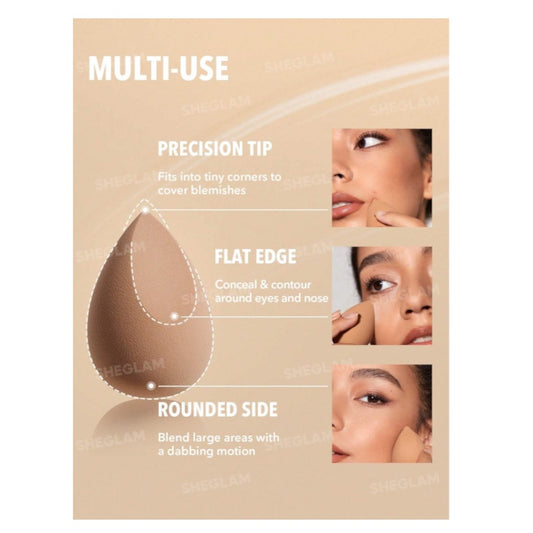 SHEGLAM Ultimate Universal Beauty Sponge شي جلام إسفنجة التجميل العالمية المثالية