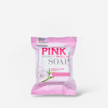 Namu Life Snail White Pink Vitamin C Micellar Soap 60g نامو لايف صابون الحلزون الأبيض الوردي بفيتامين C وماء الميسيلار