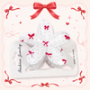 Cherry-Checkered Hair Clips مشابك شعر بنقشة مربعات الكرز