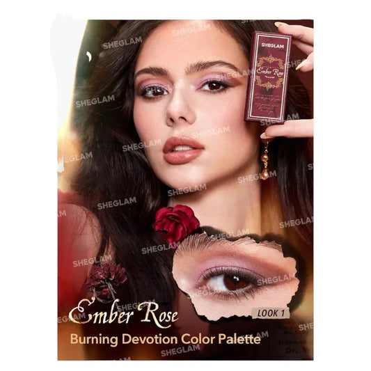 SHEGLAM Ember Rose Burning Devotion Color Palette شيغلام إمبير روز – لوحة ألوان بيرنينغ ديفوشن