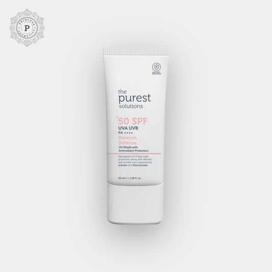 The Purest Solution Blemish Defense Antioxidant Sunscreen 50ml. تا بيور سولوسن  واقي شمسي مضاد للأكسدة للدفاع عن العيوب، 50 مل