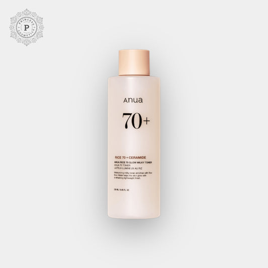 Anua Rice 70 Glowy Milky Toner 250ml أرز أنوا 70 تونر حليبي لامع