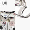 Eye-Theme Bag - White. حقيبة بطابع العين - أبيض