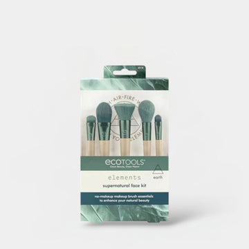 Eco Tools Elements Supernatural Face Brush Kit إيكو تولز إليمنتس – مجموعة فرش الوجه سوبر ناتشورال