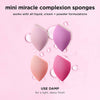 Real Techniques MINI Complexion Sponges 4 Pack ريال تكنيكس – إسفنجات ميني للبشرة، 4 قطع