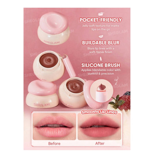 SHEGLAM Bounce Putty Pocket Lip Pot مرطب شفاه صغير من شيغلام باونس بوتي بوكيت