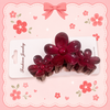 Red Marble Clips مشابك رخامية حمراء