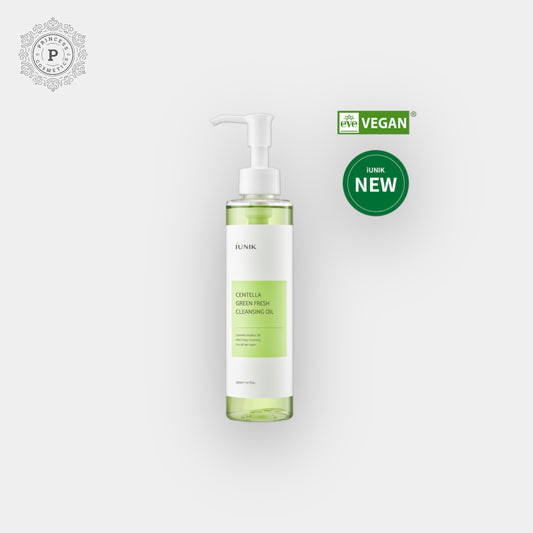 Iunik Centella Green Fresh Cleansing Oil 200ml. زيت التنظيف المنعش الأخضر من إيونيك سينتيلا 200 مل