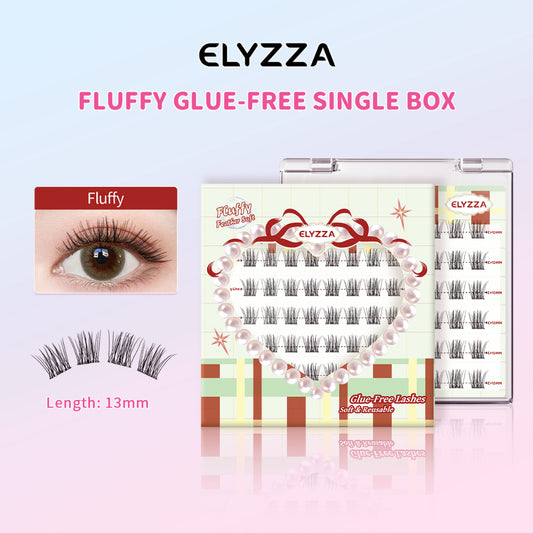Elyzza Fluffy Glue-Free False Eyelashes رموش إليزا الصناعية الرقيقة الخالية من الغراء