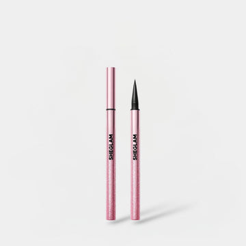SHEGLAM Rosé Line & Define Waterproof Liquid Eyeliner - Black شي جلام آيلاينر سائل مقاوم للماء روز لاين آند ديفاين - أسود
