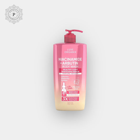 Luxe Organix Niacinamide + Arbutin Body Wash 1000g. لوكس أورجانيكس نياسيناميد + غسول الجسم أربوتين