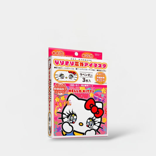 Sanrio Hello Kitty Hot Eye Mask (3pcs) سانريو هيلو كيتي قناع دافئ للعينين