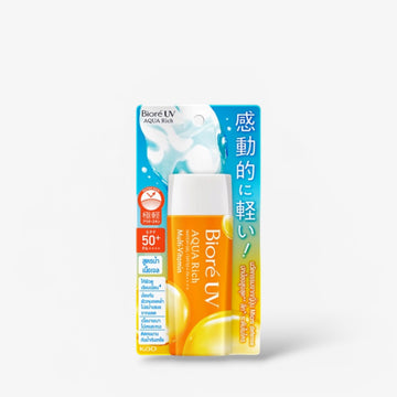 Biore UV Aqua Rich Watery Gel Multi-Vitamin SPF50+ PA++++ 90ml بيوريه يو في أكوا ريتش جل مائي متعدد الفيتامينات