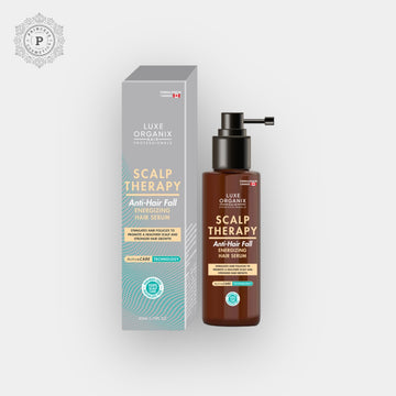 Luxe Organix Scalp Therapy Anti-Hair Fall Energizing Hair Serum 80ml لوكس أورجانيكس سيروم علاج فروة الرأس المضاد لتساقط الشعر المنشط للشعر 80 مل