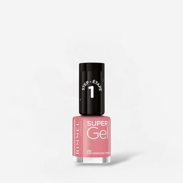 Rimmel Super Gel Nail Tip - 035 Pop Princess Pink ريميل سوبر جل للأظافر - 035 بوب برنسيس بينك