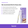 Baren Dual Effect Nail and Cuticle Care Essence Oil Pen with Ceramic Pusher 2ml قلم زيت بارين ثنائي التأثير للعناية بالأظافر والجلد المحيط بها مع زر ضغط سيراميكي