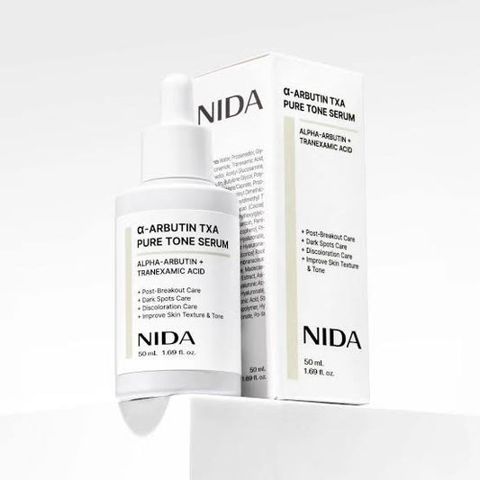 NIDA Alpha-Arbutin TXA Pure Tone Serum 50ml نيدا ألفا أربوتين TXA مصل نقي اللون