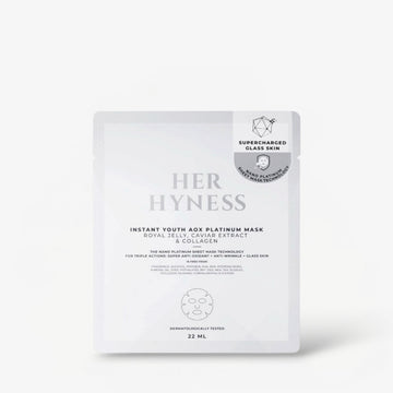 Her Hyness Instant Youth AOX Platinum Mask (1 Sheet) قناع هير هاينس الفوري للشباب من AOX البلاتيني
