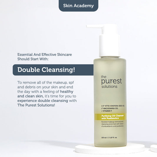 The Purest Solutions Purifying Oil Cleanser with Postbiotics 150ml. تا بيرست سولوسن منظف الزيت المنقي مع بوستبيوتيكس 150 مل