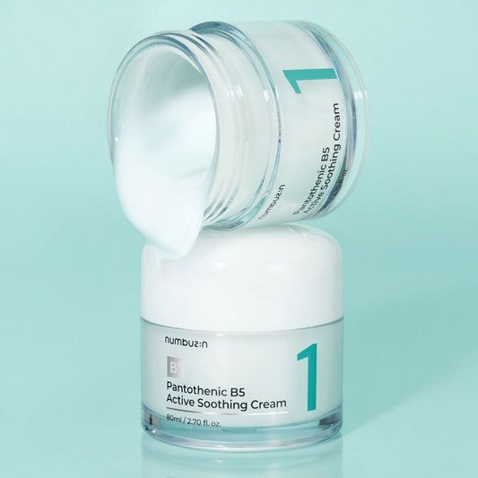 Numbuzin No.1 Pantothenic B5 Active Soothing Cream 80ml. كريم نومبوزين رقم 1 بانتوثينك B5 النشط المهدئ 80 مل