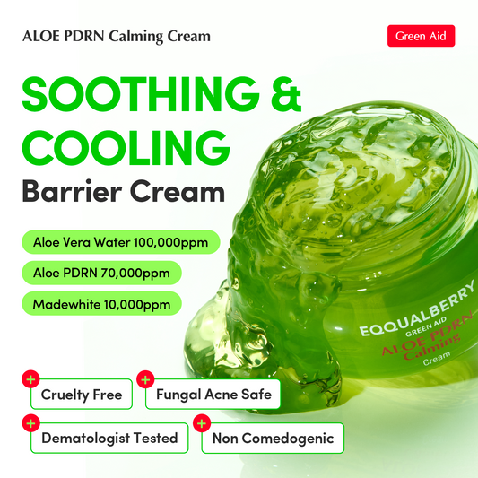 Eqqualberry Aloe PDRN Calming Cream 50ml كريم إيكوالبيري ألو بي دي آر إن المهدئ