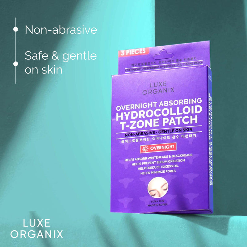 Luxe Organix Overnight Absorbing
Hydrocolloid T-Zone Pore Patch 4pcs