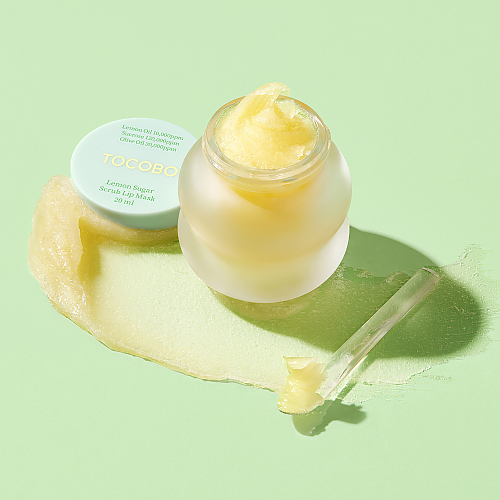 Tocobo Lemon Sugar Scrub Lip Mask 20ml. توكوبو قناع الشفاه بالسكر بالليمون